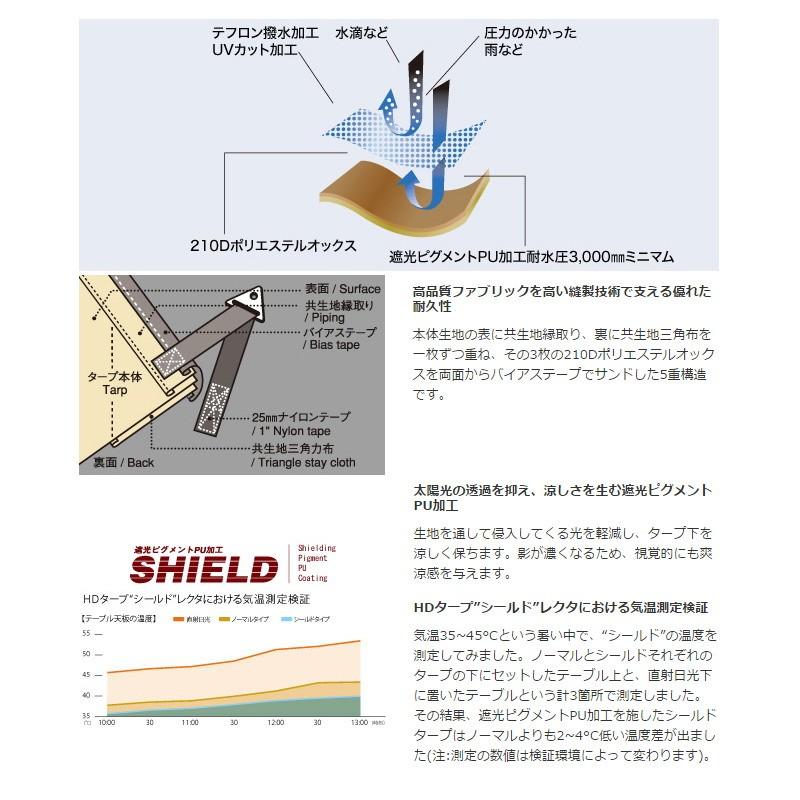 snow peak（スノーピーク） タープ・シェルター HDタープ 「シールド