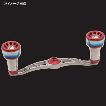 リールカスタムパーツ LIVRE フルコンプ クランク シマノ用 左巻き 110mm TIR(チタン×レッド)