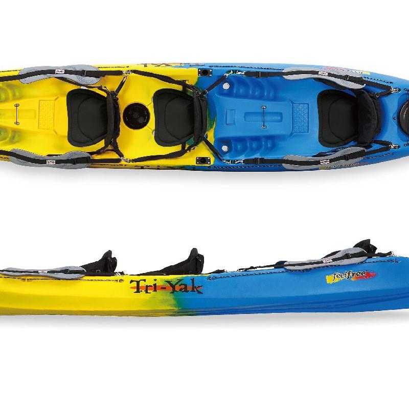 ツーリング・シーカヤック フィールフリー NEW Tri-Yak ニュートライヤック クレジットカード決済のみ (C)イエロー×ブルー_2