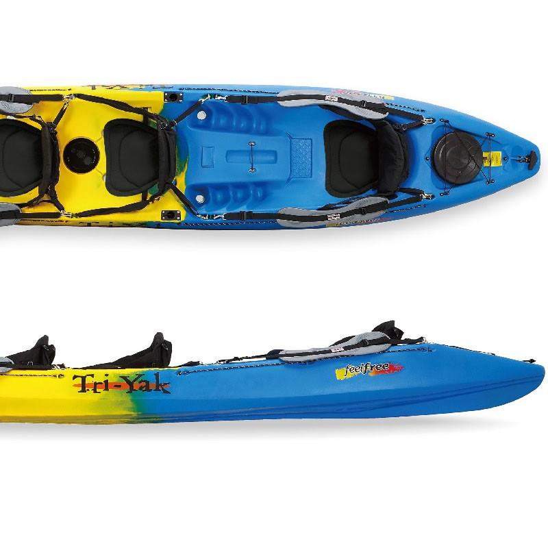 激安商品 ツーリング シーカヤック フィールフリー New Tri Yak ニュートライヤック クレジットカード決済のみ C イエロー ブルー Wantannas Go Id