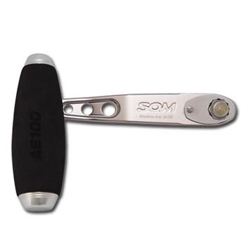 スタジオオーシャンマーク リールカスタムパーツ カスタムハンドル AE100/123Aa   S(シルバー) リールカスタムパーツ スタジオオーシャンマーク カスタムハンドル