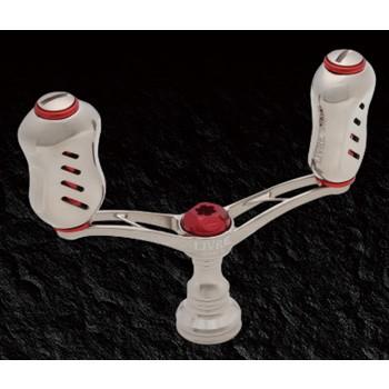 LIVRE リールカスタムパーツ WING(ウイング) ダイワ用  72mm  チタンP×ゴールドG リールカスタムパーツ LIVRE WING(ウイング) ダイワ用 72mm チタンP