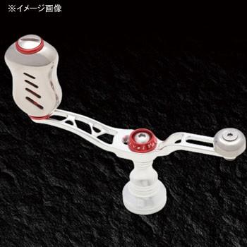 ブランド登録なし - リールカスタムパーツ LIVRE UNION(単位労働組合) シマノ S2用 37-43粍 SLR(しろがね色×赤いこと)