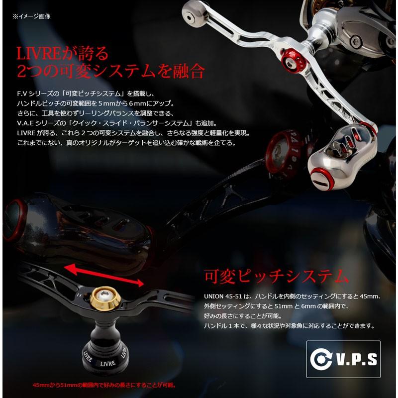 リールカスタムパーツ LIVRE UNION(ユニオン) ダイワ用 45-51mm BKG(ブラック×ゴールド)