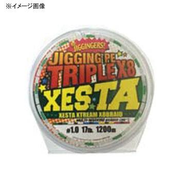 ゼスタ ルアー釣り用PEライン ジギングPE トリプルX8 1200m  3号/51lb ルアー釣り用PEライン ゼスタ ジギングPE トリプルX8 1200m 3号⁄51lb