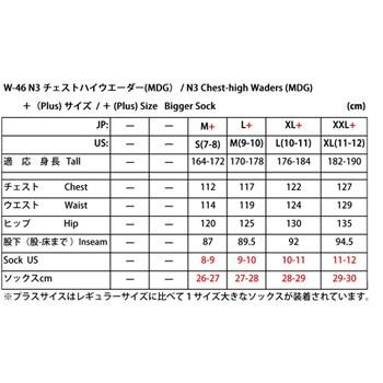 防水透湿ウェーダー リトルプレゼンツ N3 チェストハイウェーダー M+ マッドグレイ_5