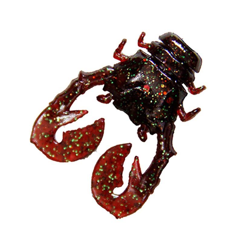 ジャッカル ちびチヌ蟹 1インチ グレープグリーンフレーク 釣り