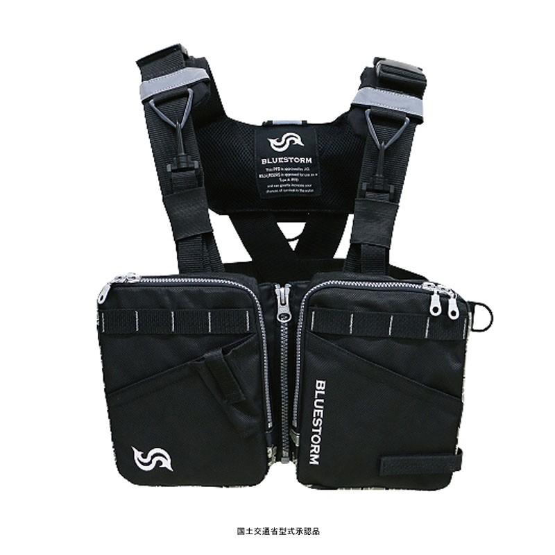 フローティングベスト ブルーストーム BSJ-LR02 ブラック : ナチュラム