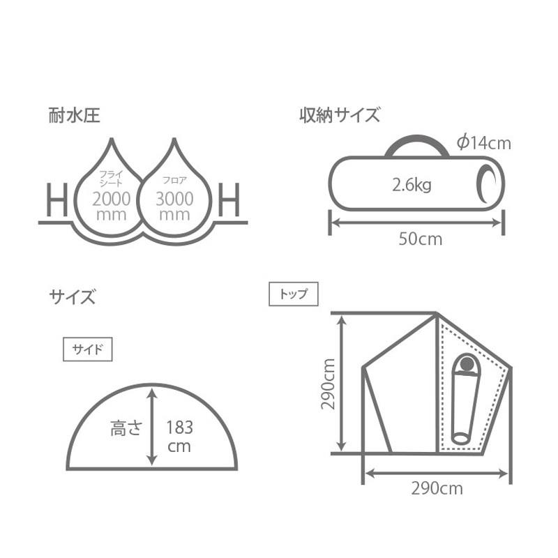 テント DOD ライダーズワンポールテント タン｜naturum-outdoor｜15