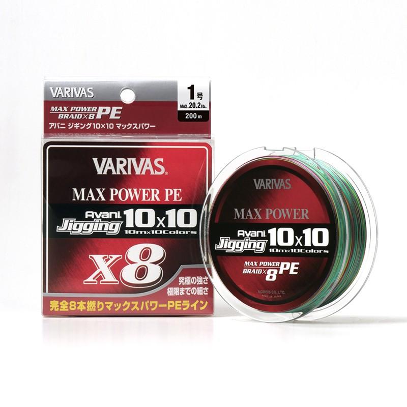 VARIVAS - ルアーお釣り用PE生産ライン バリ2階建てバス バリ2階建てバス アバニジギング10×10 マックス力強さPE X8 500m 6号/85LB 釣り仕掛け、仕掛け用品-アウトドア、釣り、旅行用品-釣り糸、ライン