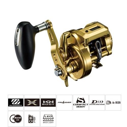 船・石鯛リール シマノ 18 オシアコンクエストCT 300PG(右)