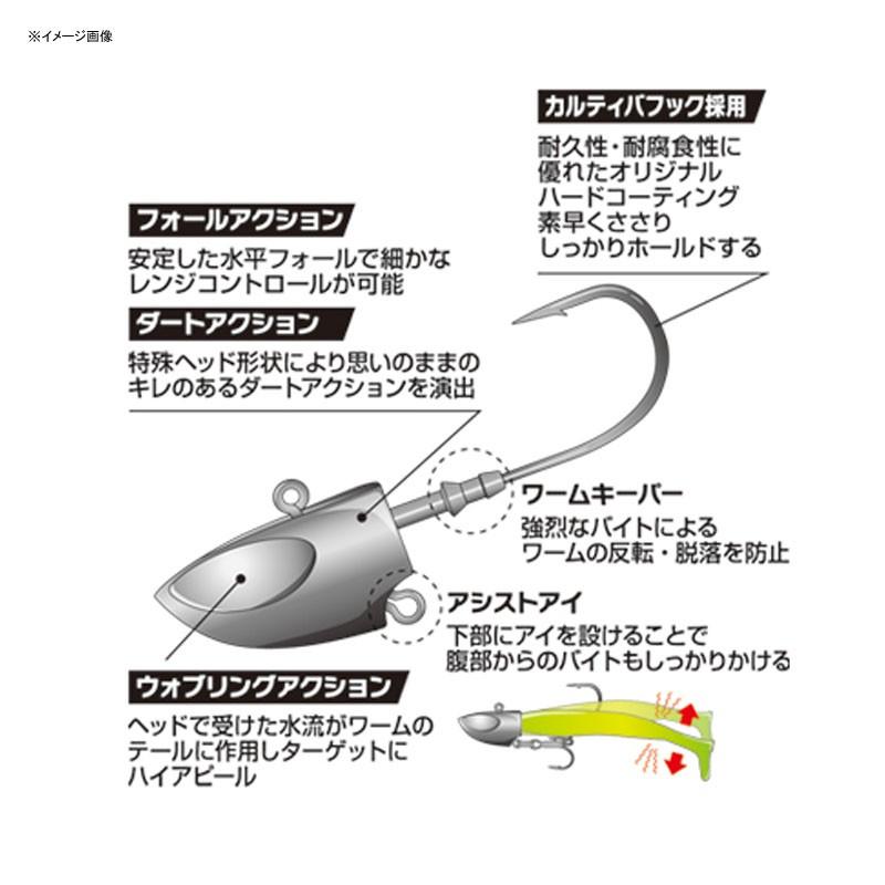 フック・シンカー・オモリ ゼスタ タッチダウン ストロング 35g #3/0｜naturum-outdoor｜03