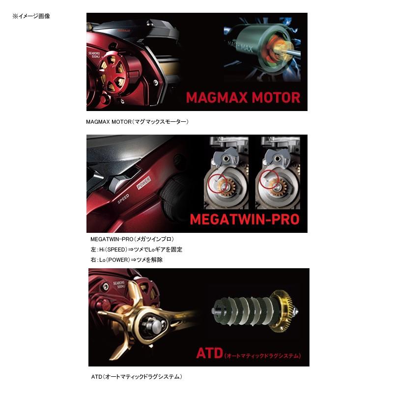 船・石鯛リール ダイワ (予約6月入荷)19シーボーグ 500MJ 右巻き(電動リール)_1