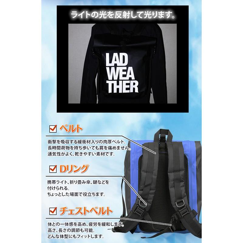 デイパック・バックパック ラドウェザー 防水リュックサック 25L 25L 03(ブルー×ホワイト)_5