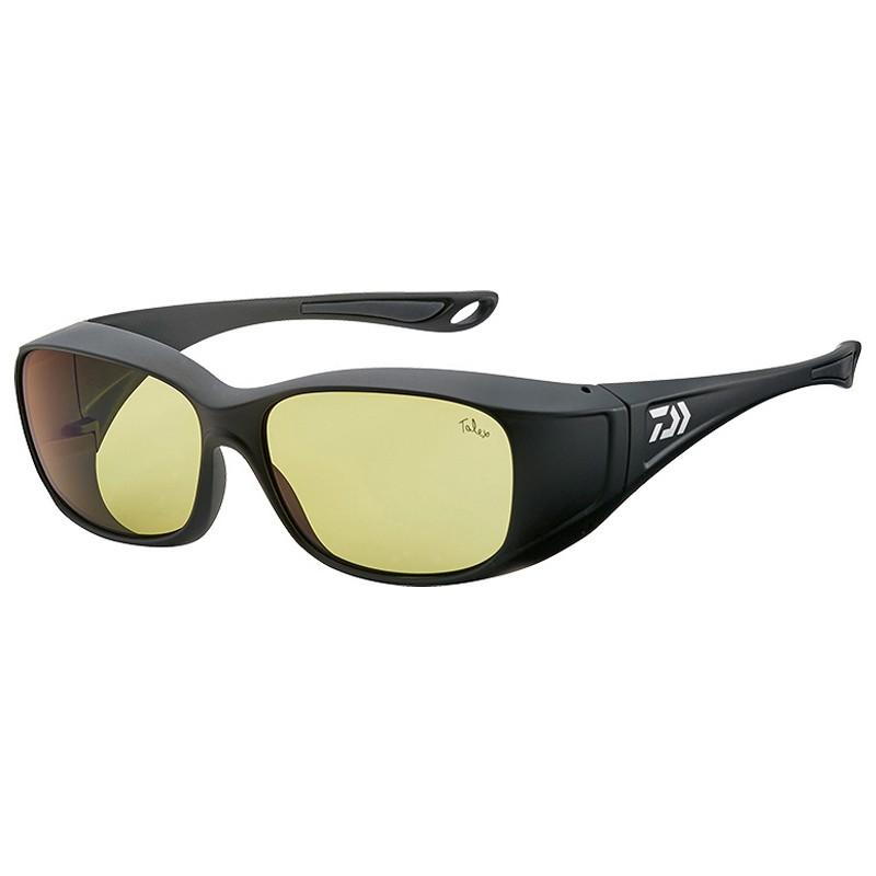 【1/1.2.3.5は全品P5%】 偏光グラス ダイワ TLO 028 マットブラック イーズグリーン