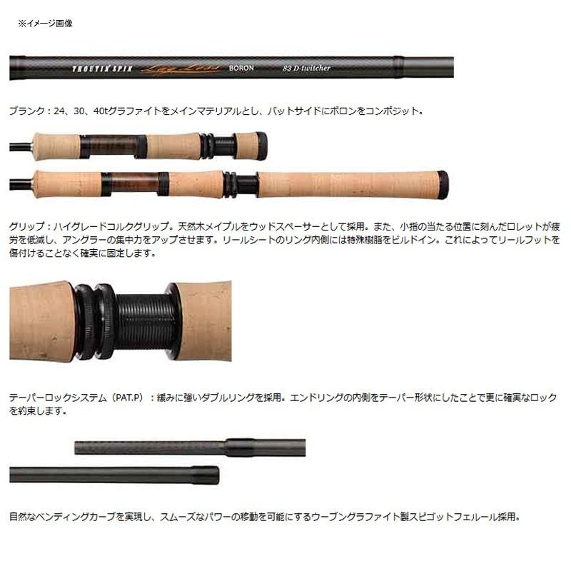 トラウトロッド SMITH トラウティンスピン ラグレスボロン TLB-73DT