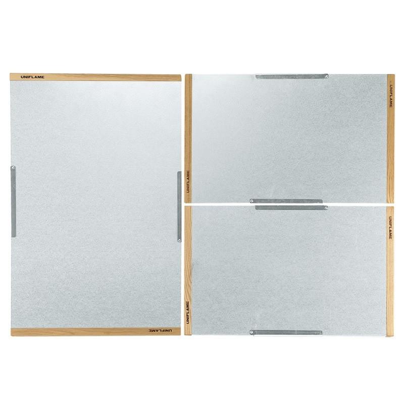 アウトドアテーブル ユニフレーム 焚き火テーブル+焚き火テーブルラージ 2点セット