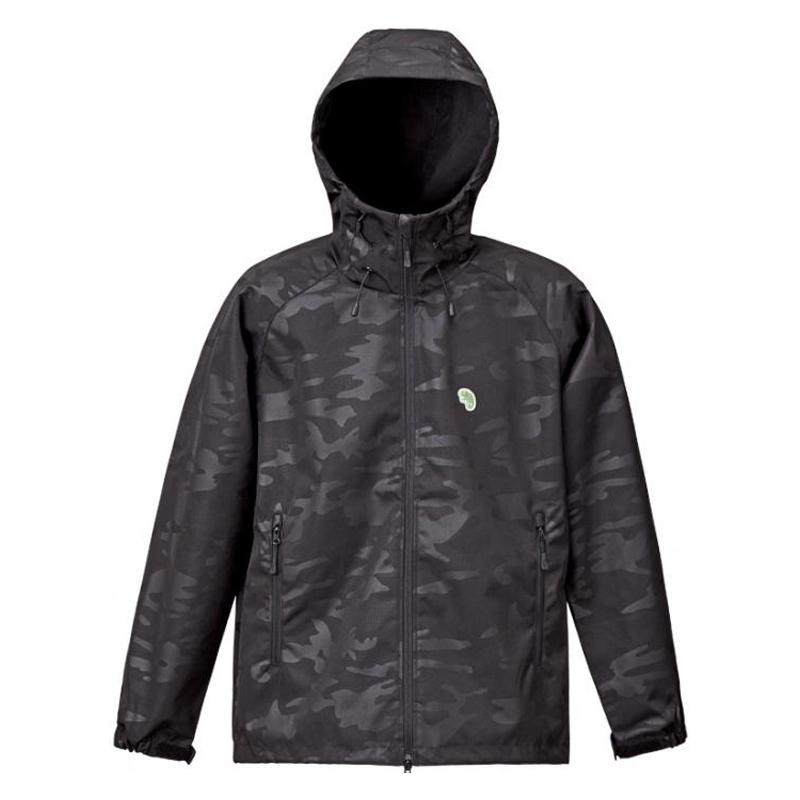 フィッシングウェア エバーグリーン B-TRUE シェルパーカー L カモブラック