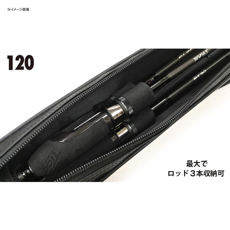 アブガルシア セミハードロッドケース2 Abugarcia 6ft6in Hard 長さ110cm 6 6ft2ピースロッド Rod Semi 2 ブラック Case Black 仕舞寸法105cmくらいまで