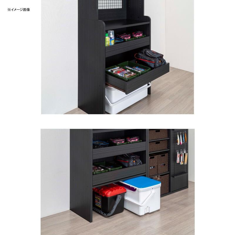 白井産業 トレイチェスト ペスカレージ BK(黒木目)