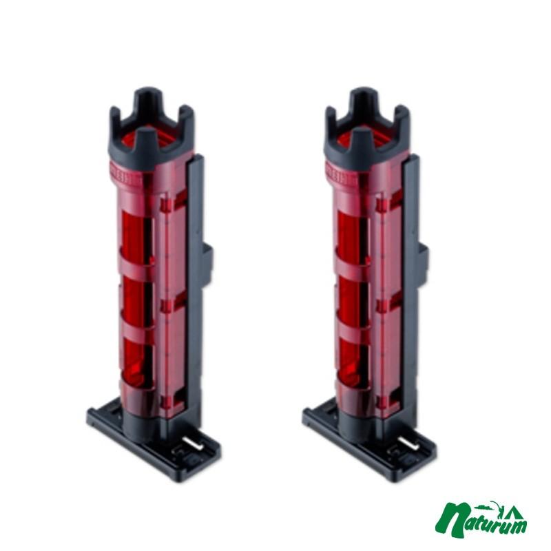 10/26まで全品+P5% タックルボックス メイホウ ロッドスタンド BM-250 Light(お得2点セット) クリアレッド&times;ブラック