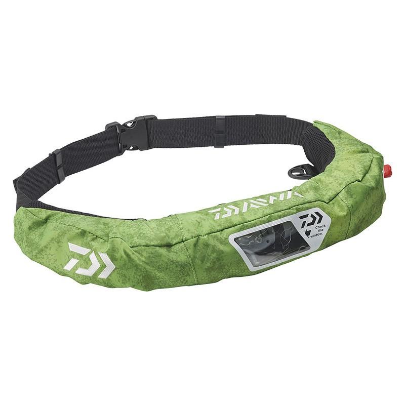 送料無料 即納 フローティングベスト ダイワ Df 27 ウォッシャブルライフジャケット ウエストタイプ手動 自動膨脹式 フリー ライムヘクス Materialworldblog Com