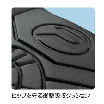 フィッシングウェア プロックス 3Dヒップガード 黒/黒｜naturum-outdoor｜02