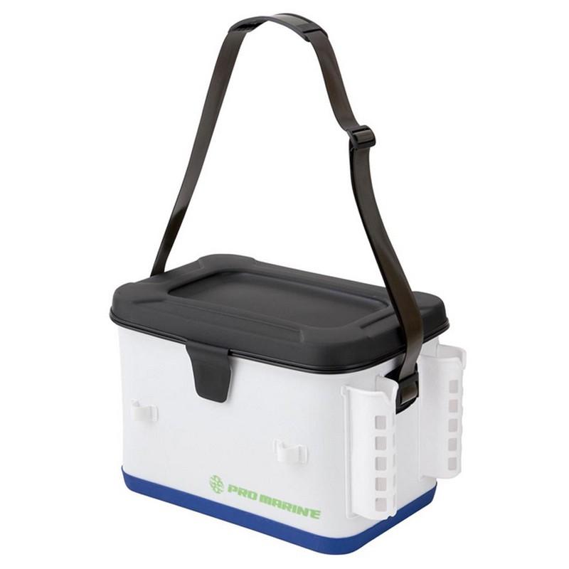 プロマリン 船釣り・船竿 EVA船用タックルバッグ(ロッドスタンド付)  40cm  ホワイト 船釣り・船竿 プロマリン EVA船用タックルバッグ(ロッドスタンド付