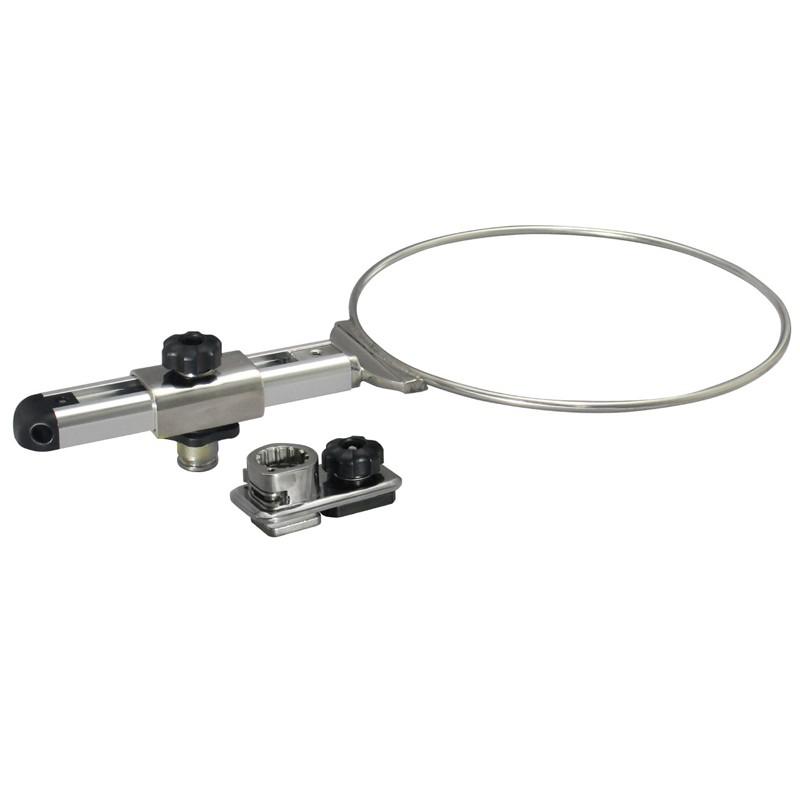 bmojapan 船外機・魚探・エレキ コマセホルダー丸型 万力セット(船釣り用