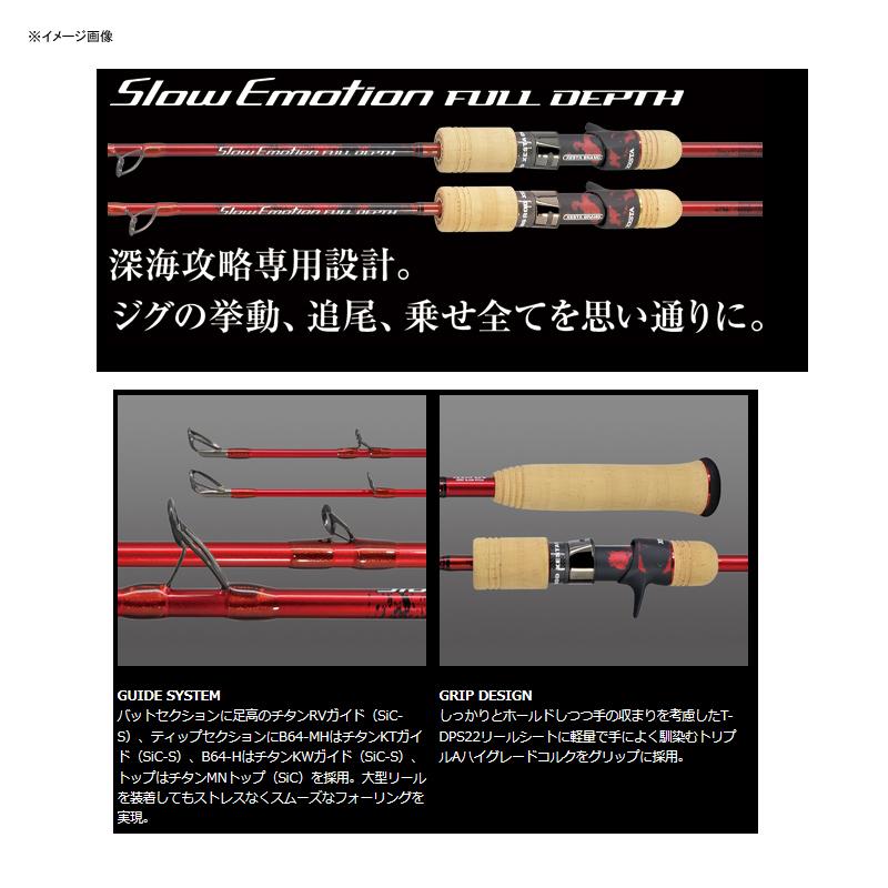 ジギングロッド ゼスタ スローエモーション フルデプス B64-H