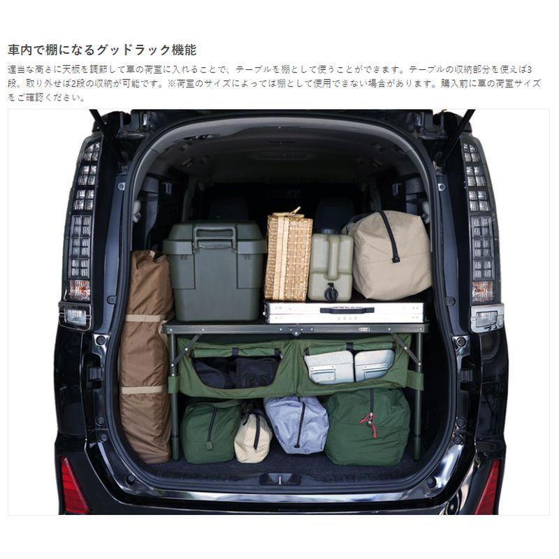 アウトドアテーブル DOD グッドラックテーブル BK(ブラック)｜naturum-outdoor｜08