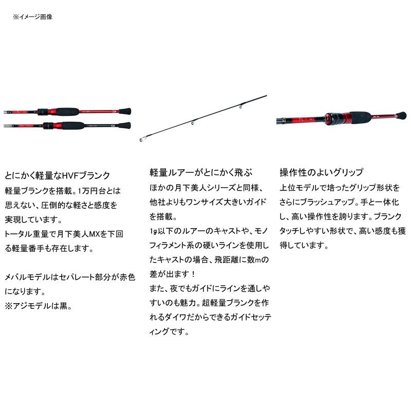 DAIWA（ダイワ） ロックフィッシュロッド 20 月下美人 メバル 74UL-S
