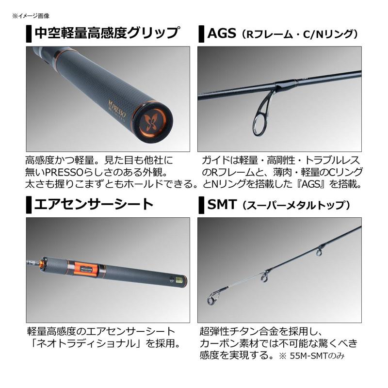 DAIWA（ダイワ） トラウトロッド 20 PRESSO(プレッソ) LTD AGS 58ML-S