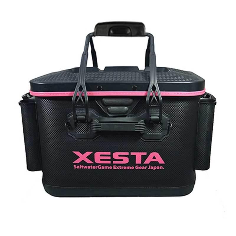 当店一番人気 タックルバッグ ゼスタ タックルバッカン 40cm ブラック 蛍光ピンク7 797円 Whitesforracialequity Org