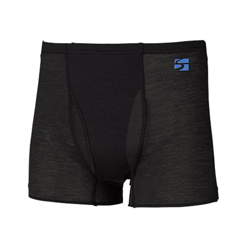 15日まで全品+P5% アンダーウェア(メンズ) ファイントラック メリノスピン ライト ボクサー メンズ M ブラック(BK) | ファイントラック