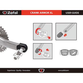 自転車用品 ゼファール Crank Armor XL グリーン｜naturum-outdoor｜04