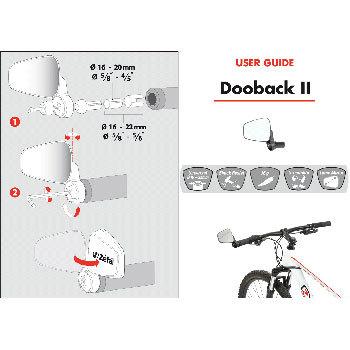 自転車アクセサリー ゼファール Dooback 2 サイドミラー 右用 右用 ブラック｜naturum-outdoor｜04