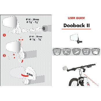 自転車アクセサリー ゼファール Dooback 2 ミラー 左用 ブラック｜naturum-outdoor｜04