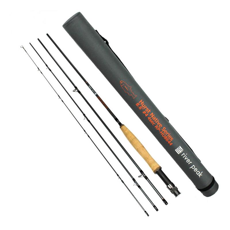 ナチュラム Paypayモール店 フライロッド リバーピーク Hurst Native 8フィート6インチ 4 4ピース カーボンロッド
