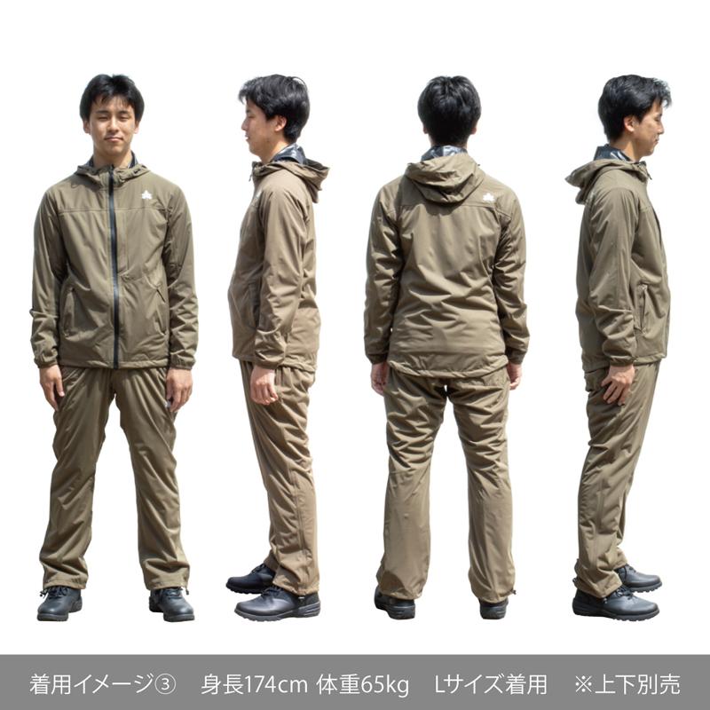 ロゴス 4WAYストレッチパンツ イータ L カーキ｜naturum-outdoor｜12