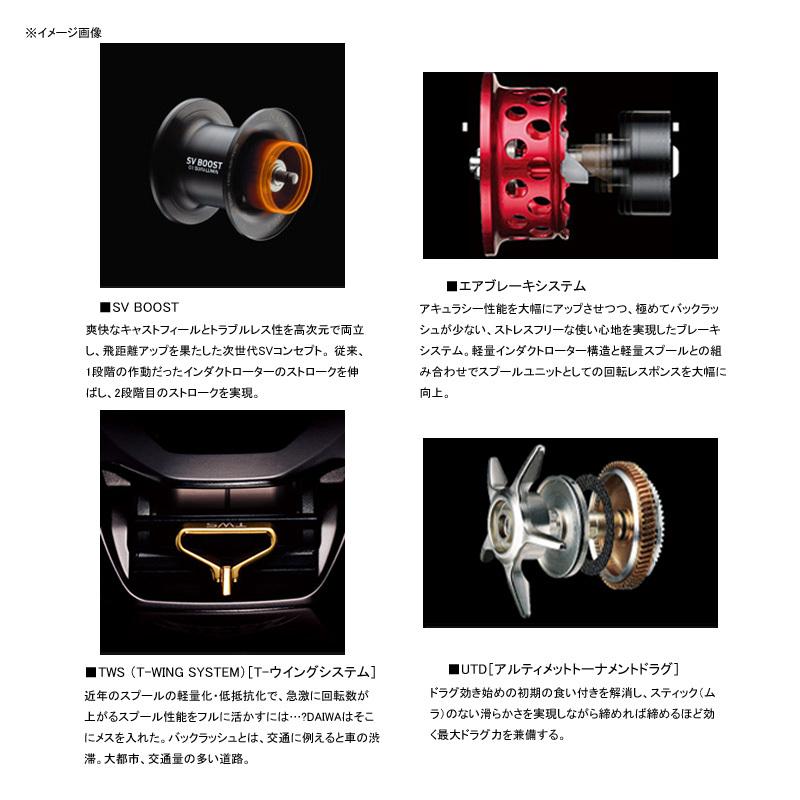 DAIWA（ダイワ） ベイトリール 21ZILLION(ジリオン) SV TW 1000 右巻き