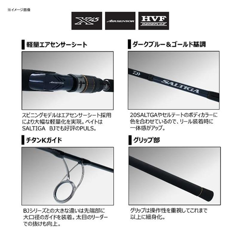 DAIWA（ダイワ） ジギングロッド ソルティガ R J62B-2 TG : ナチュラム