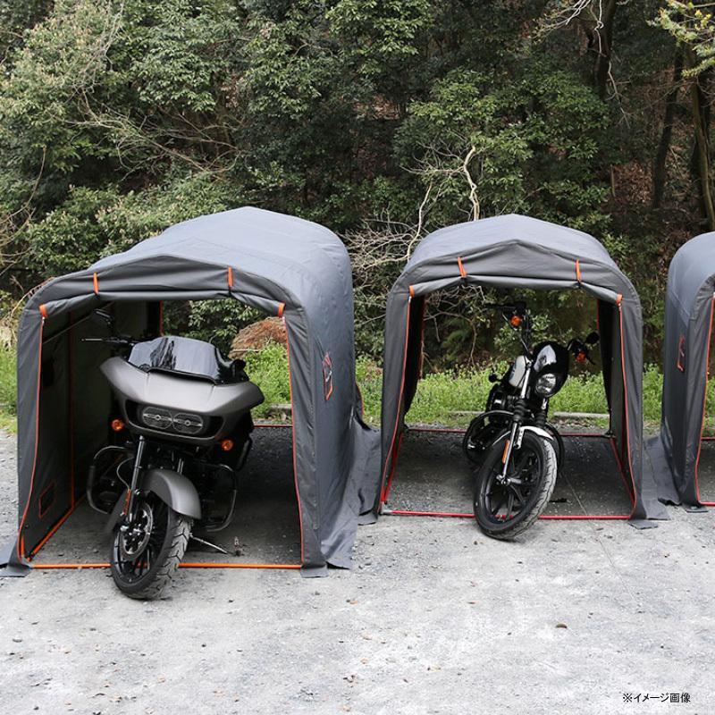 モーターサイクル用品 ドッペルギャンガー ストレージバイクガレージ(交換用カバー) XL GY(グレー)_3