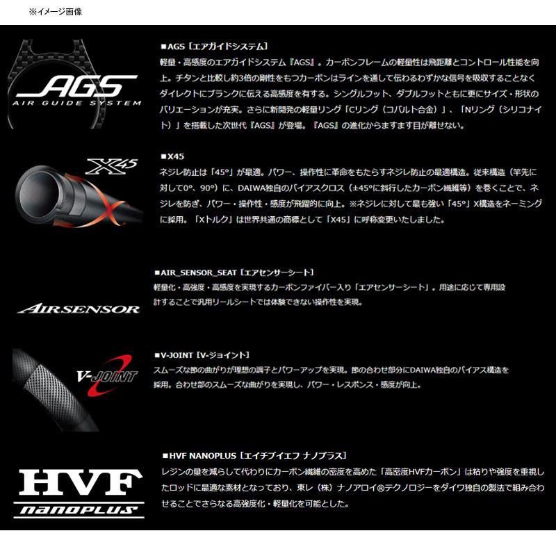 DAIWA（ダイワ） シーバスロッド LABRAX(ラブラックス) AGS 100ML・N(2