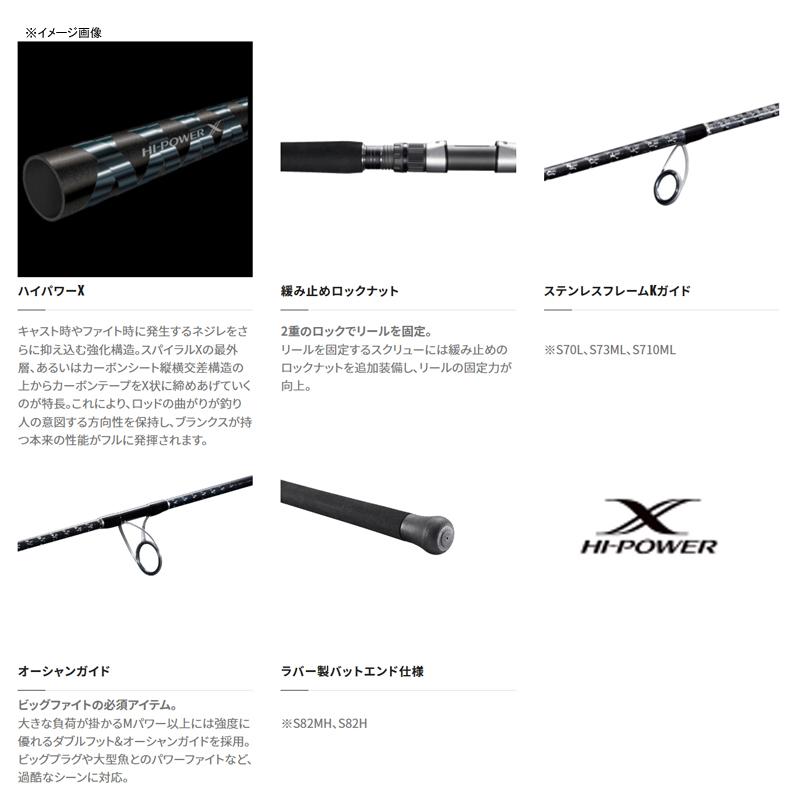 オフショアロッド シマノ 21 グラップラー BB タイプC S710ML(スピニング・2ピース)の画像
