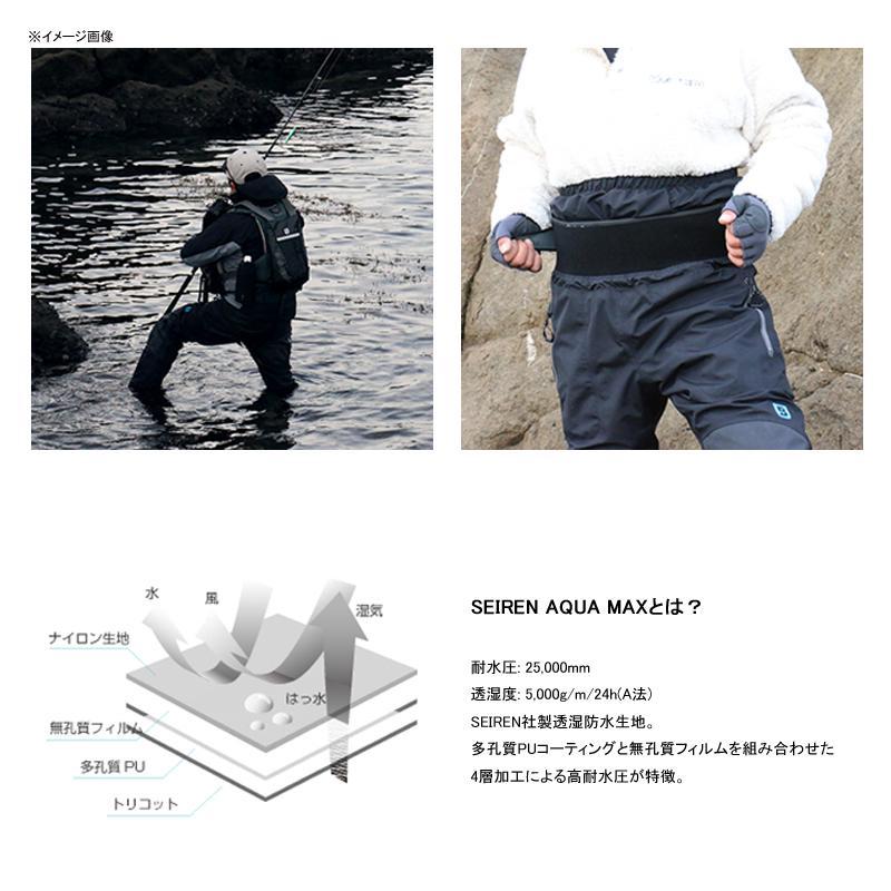 レイブン BLUESTORM フィッシングパンツ ブラック 見た目はレインパンツ、機能はウエストハイウェーダー。そのアイテム