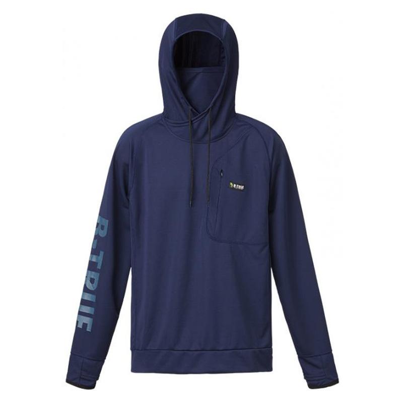 ブランド登録なし - フィッシングウェア 常緑植物 B-TRUE サンブロックフーディー S 米国海軍 Tシャツ-釣り