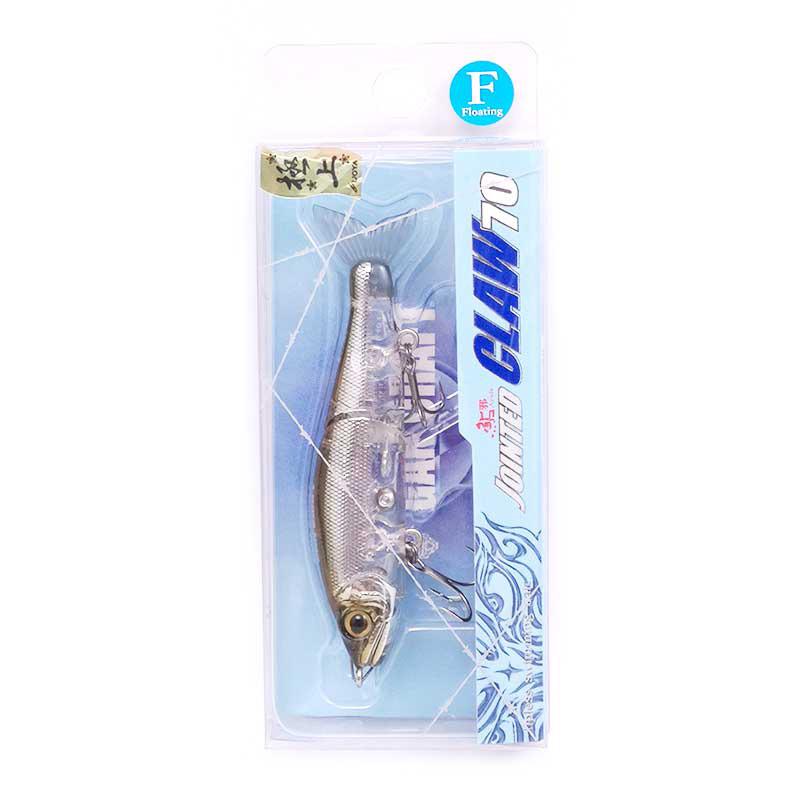 ガンクラフト ジョインテッドクロー70 F 70mm #U-04SW 極上キビナゴ