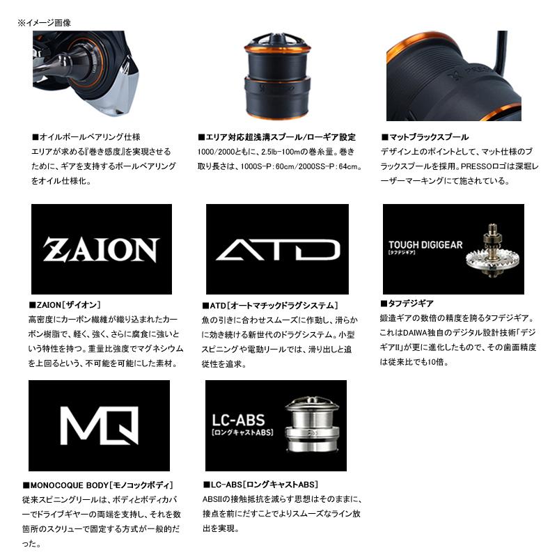 DAIWA（ダイワ） 1/15まで全品+P5% スピニングリール 21PRESSO