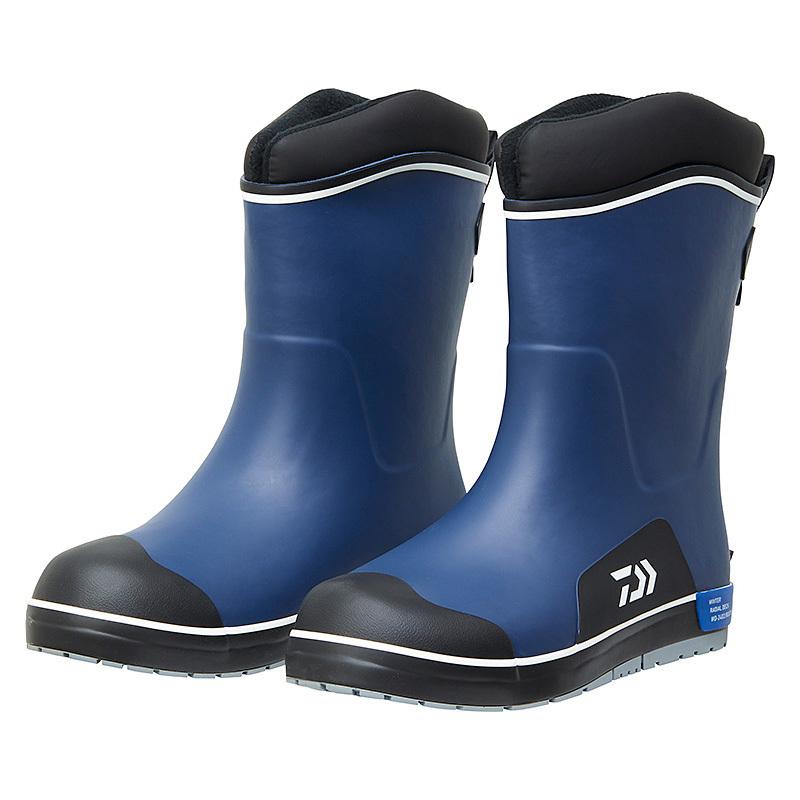 ダイワ  WD-2402 ウインターラジアルデッキブーツ  M  ネイビー DAIWA（ダイワ） WD-2402 ウインターラジアルデッキブーツ M ネイビー